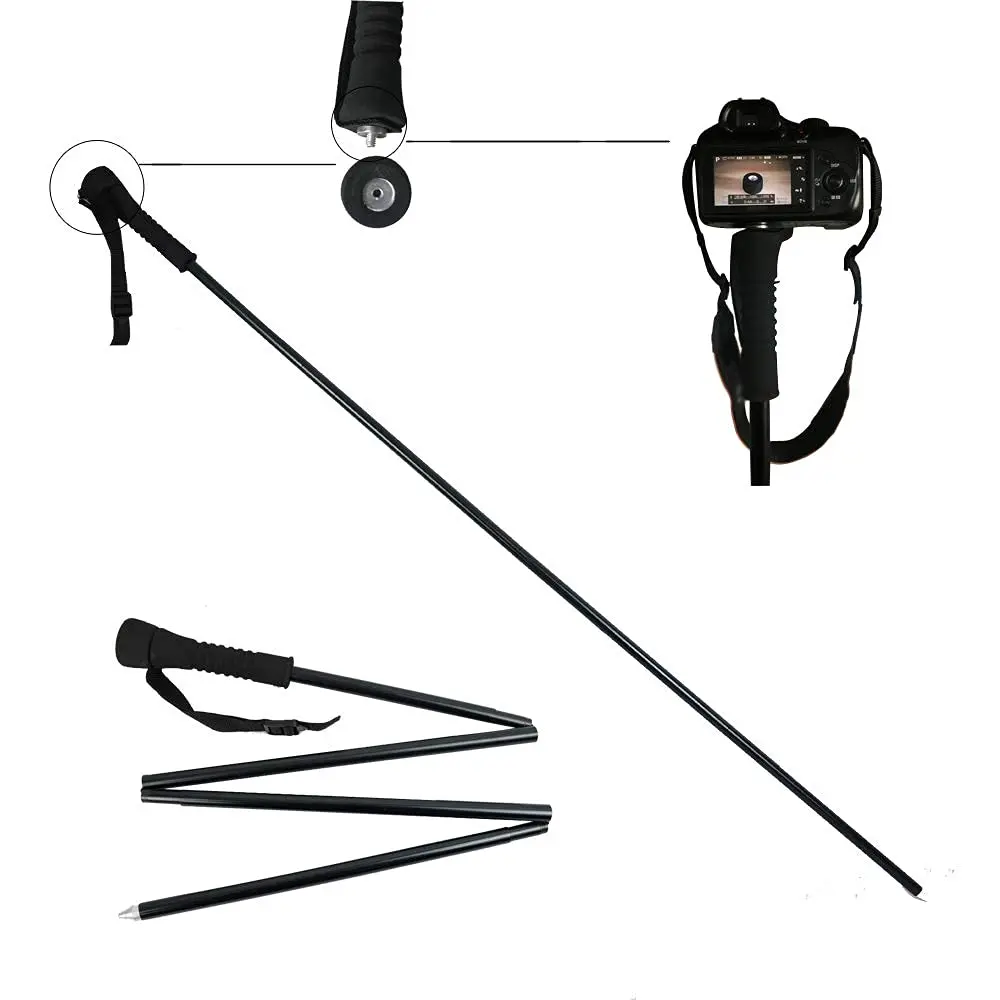 Aventik-bastón de vadear plegable, advertencia de seguridad de profundidad de agua, núcleo de acero inoxidable recubierto, T7075, cuerpo de aluminio, resistencia a la corrosión - imagen 4