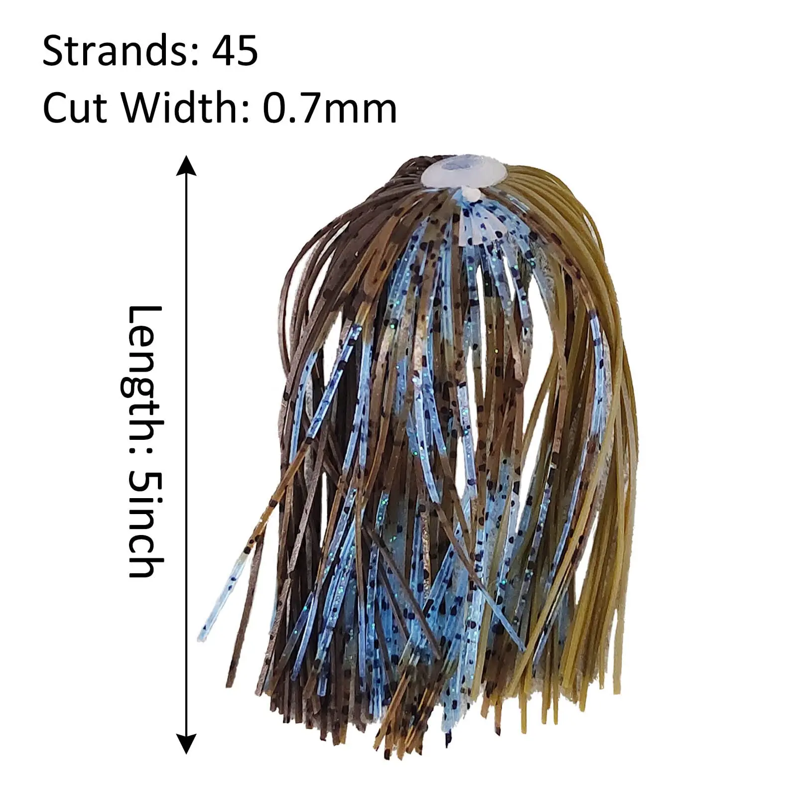 Falda de silicona para Spinnerbaits y Buzzbaits – colores variados - imagen 2