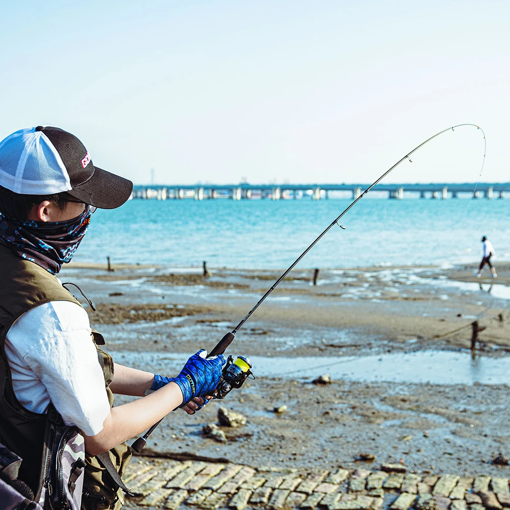 GOTURE WAVIER-caña de pescar giratoria de fundición, ligera, 2 secciones, portátil, 1,65/1,98/2,1/2,59 M - imagen 5