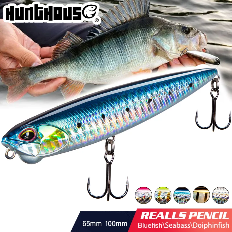 Hunthouse WTD Señuelo superficie flotante lubina trucha pesca - imagen 4