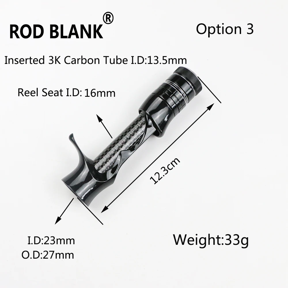 Asiento de carrete de aluminio con capucha para varilla de pesca - imagen 3