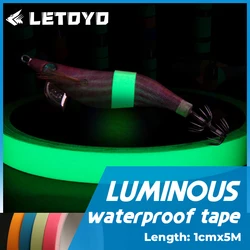 LETOYO Cinta Luminosa Multicolor – Señuelos Duros y Rigs de Calamar