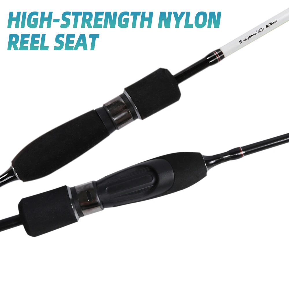 MIFINE-caña de pescar de carbono ultraligera SPEEDFLY SPIN 24T, 1,98 M, 2,1 M, 2,2 M, peso del señuelo, 0,5-10g, UL, L, ML, caña de trucha giratoria de 2 secciones - imagen 5