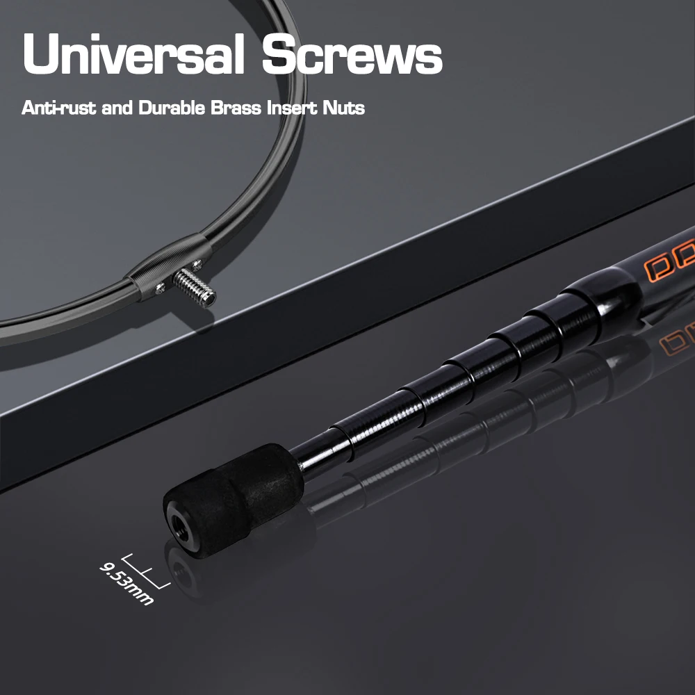 MIFINE MURROW 3,5 M caña de red de pesca telescópica de carbono UL 280G poste de red de aterrizaje portátil para estanques lagos accesorios de pesca de mar - imagen 3