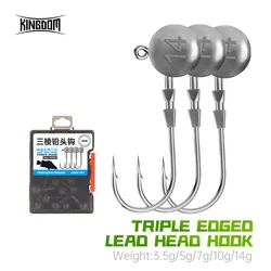 Kingdom Jig Head triangular con púas para vinilo
