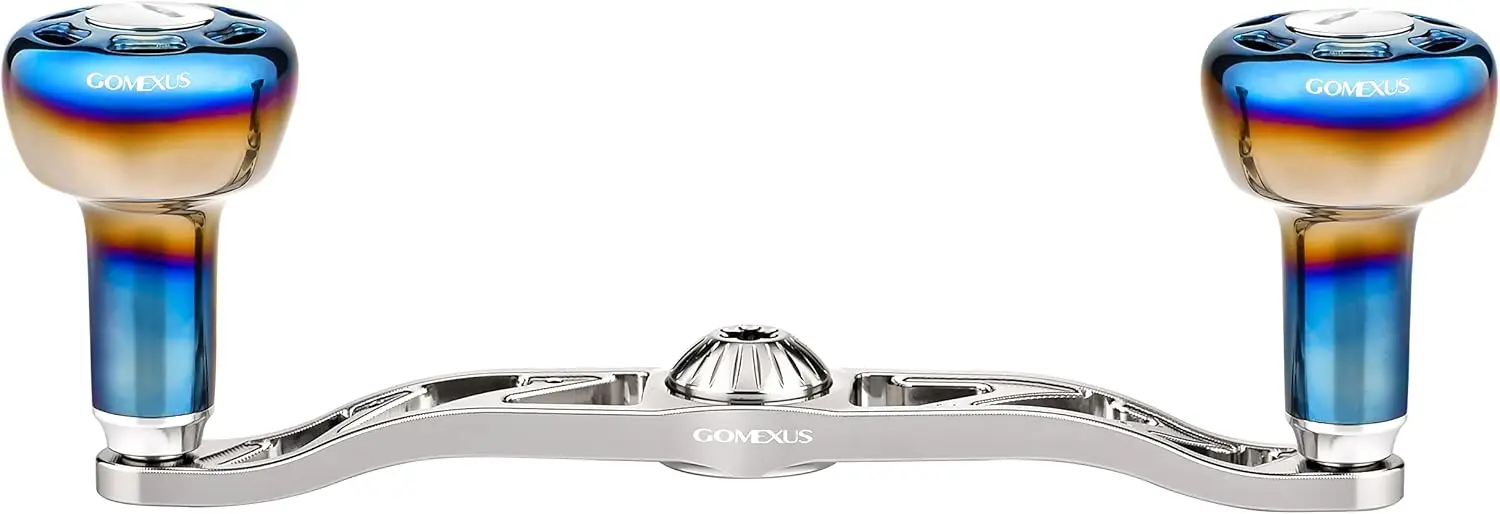 Gomexus mango de aluminio de 120mm para carrete de Baitcasting Shimano Antares Daiwa Ryoga Abu Gracia con perilla de titanio de 30mm BDH-TA30 - imagen 5