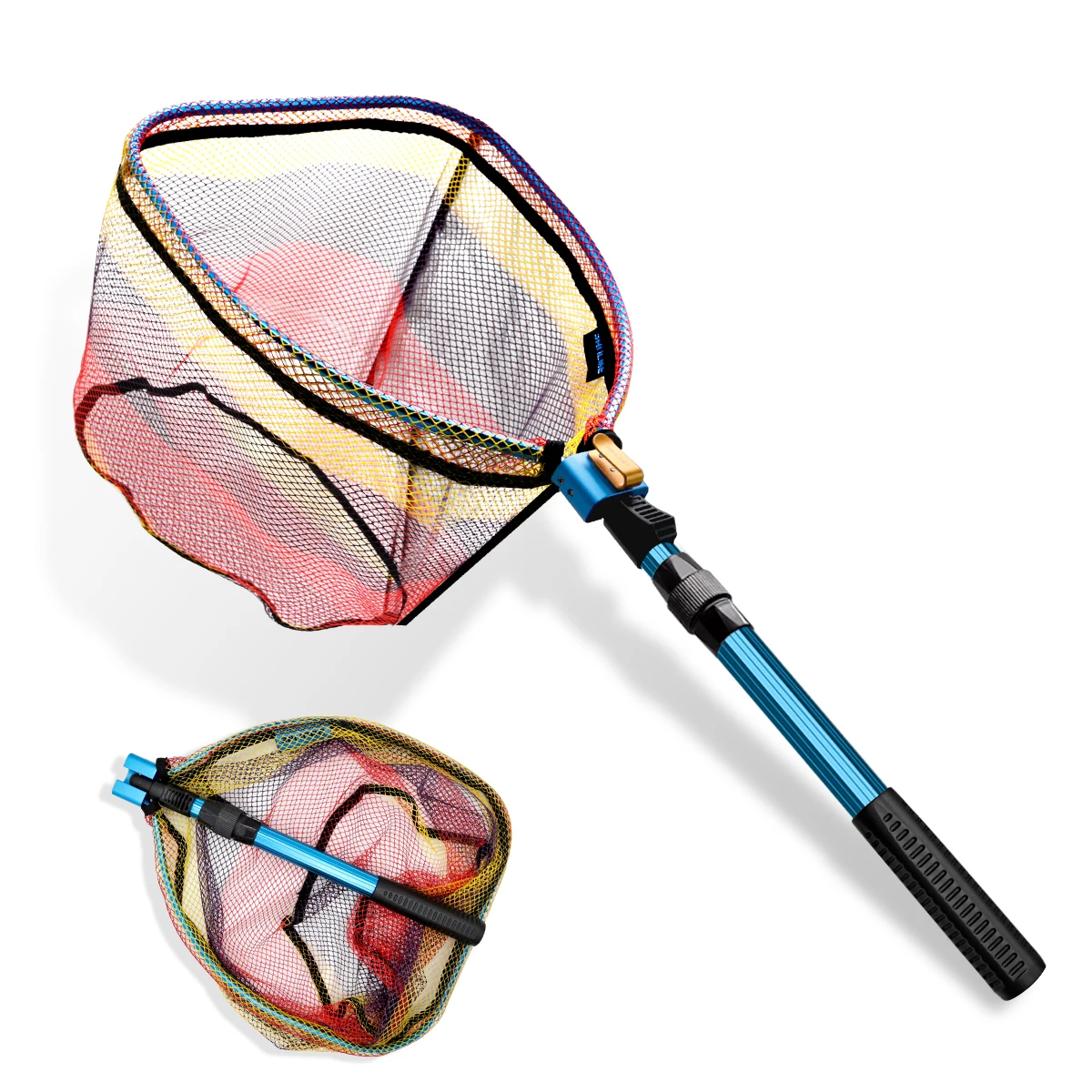 Tamo Yama Telescópico – Red de Pesca Plegable en Aluminio para Arroyo