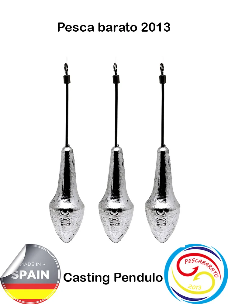 Péndulo con varilla, especial para surf castin. Medidas: 90g, 110g.- VARILLA EN ACERO INOXIDABLE - imagen 2