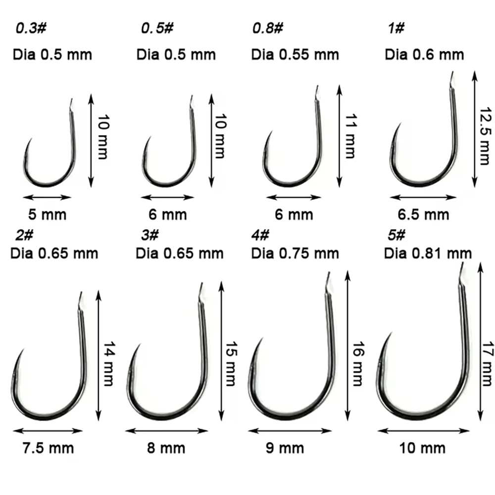 EUPHENG-anzuelos de pesca de acero con alto contenido de carbono, 2 bolsas, 24 piezas, anzuelos de agua dulce y de mar, nuevo - imagen 2