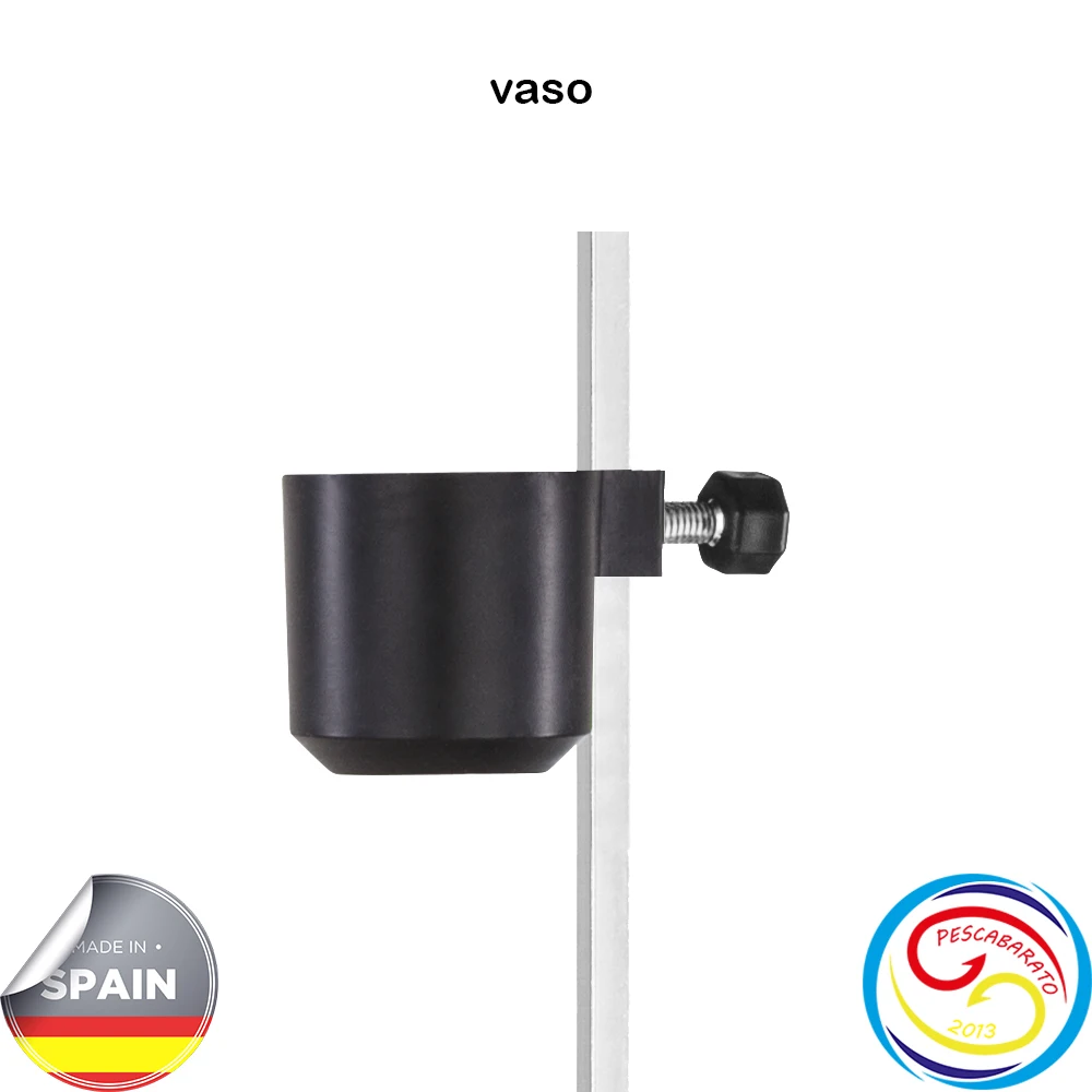 Soporte caña de pesca de hierro para playa rocosas. con vaso regulable en altura. - imagen 3