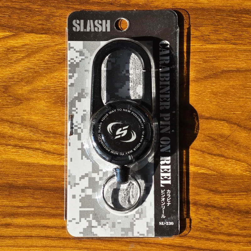 SLASH SL-230 27,5 en mosquetón de carrete de tracción retráctil de alta resistencia japonés accesorios de pesca al aire libre herramientas de pesca