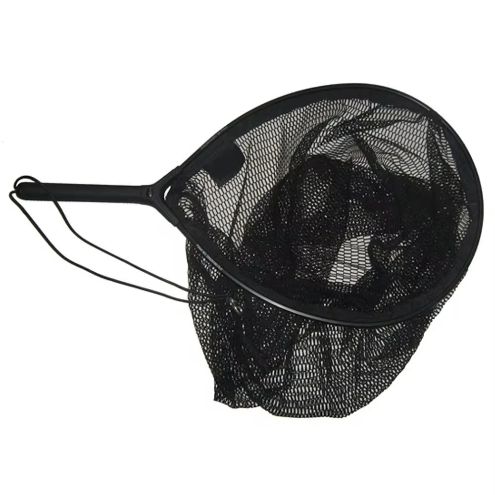 Aventik-red de pesca con mosca, cordón de nailon negro con mango de goma, marco de aluminio - imagen 2