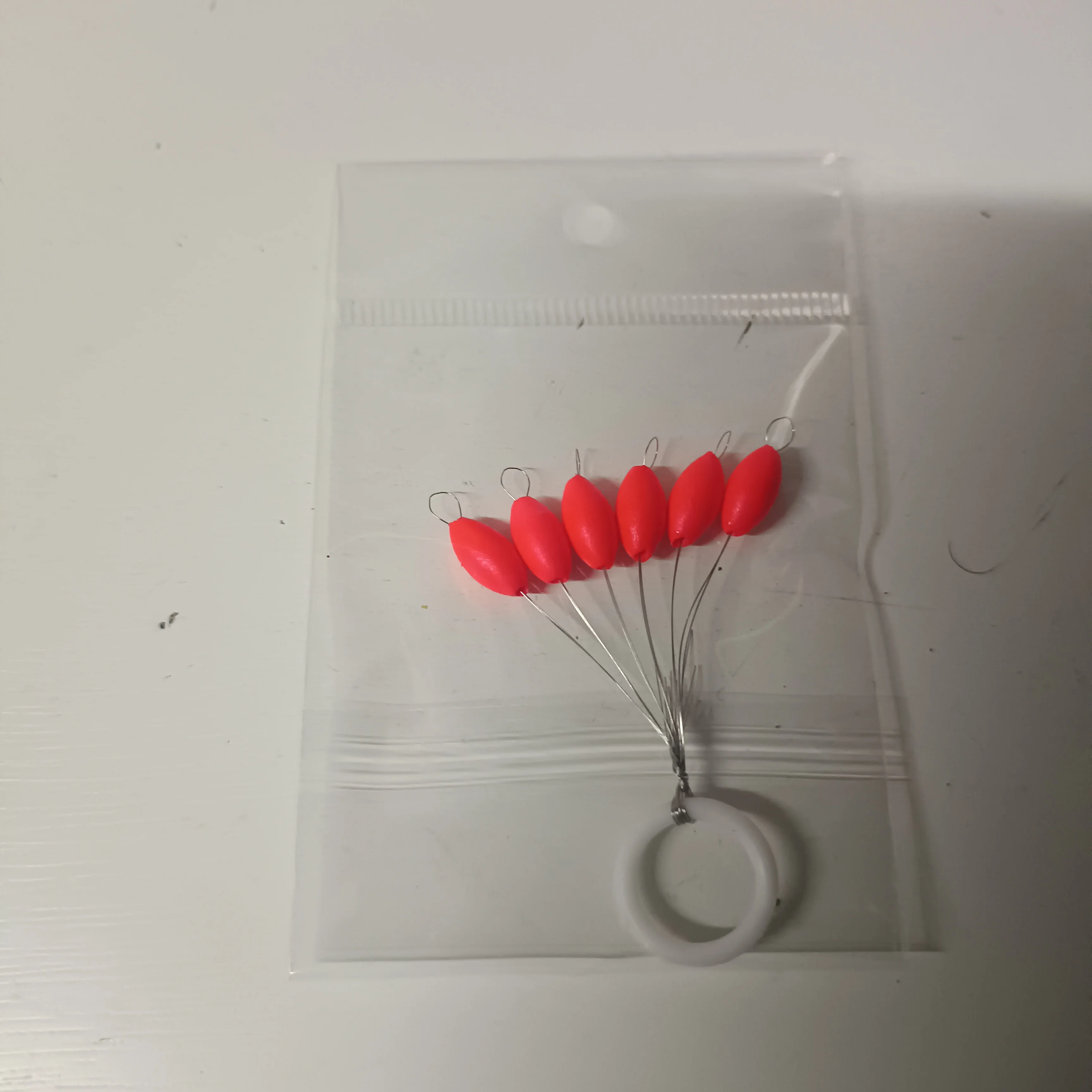 6 Flotantes Cebo del Oriente diferente medidas .Tope de silicona .Surfcasting competicion - imagen 3