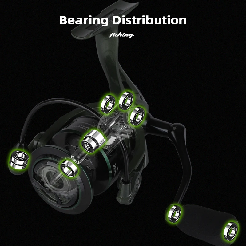 Carrete giratorio MIFINE STORM TX de 12KG de arrastre máximo, carrete de pesca ultraligero 9 + 1BB, bobina de carpa de agua dulce y salada, carrete de fundición de marcas - imagen 3