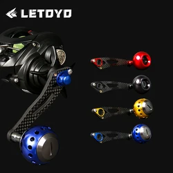 LETOYO-mango de carrete de fibra de carbono, perilla de carrete de baitcasting para daiwa kastking ryobi rapala PENN Abu Garcia, accesorios de carretes de pesca