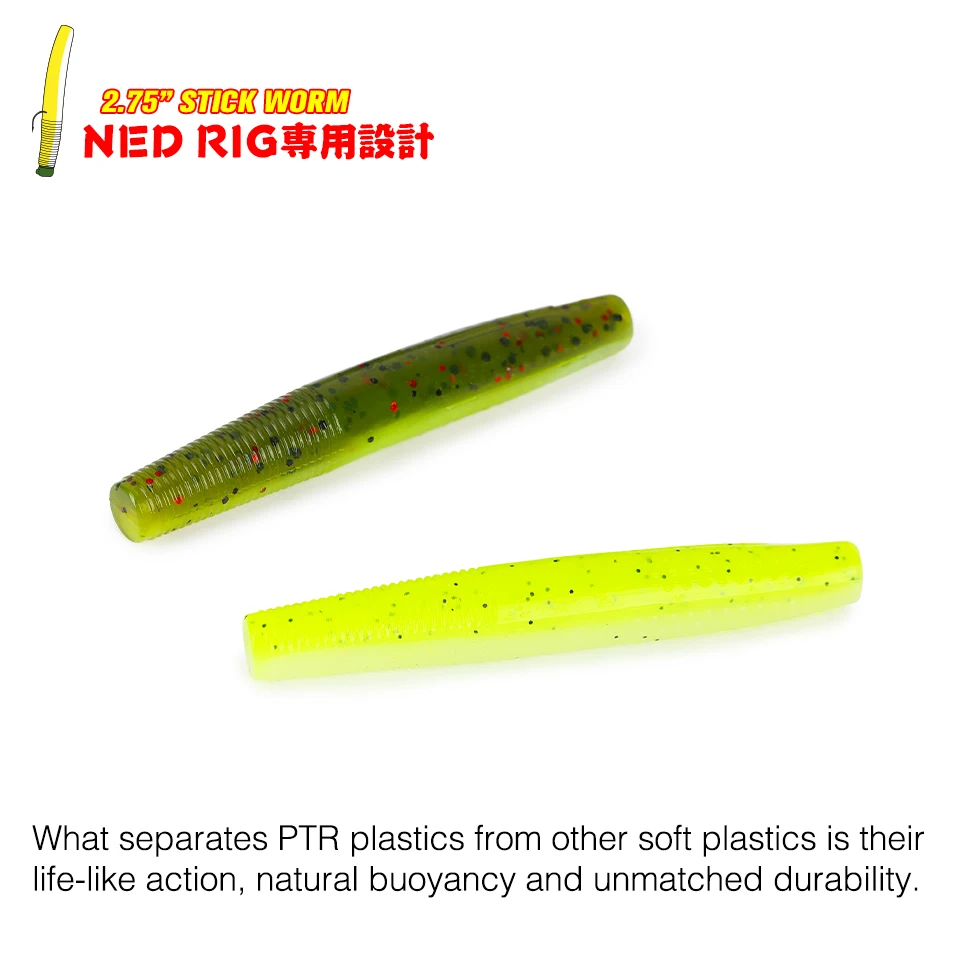 TSURINOYA-varilla flotante de gusano, 70mm, 4,3g, 10 Uds., aparejo Ned, señuelo de pesca, juego Finesse, cebo de pez falso de silicona, cebos de gusano larva - imagen 5
