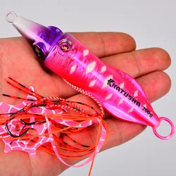 Señuelo metálico calamar 3D LHFSH para trucha y lubina