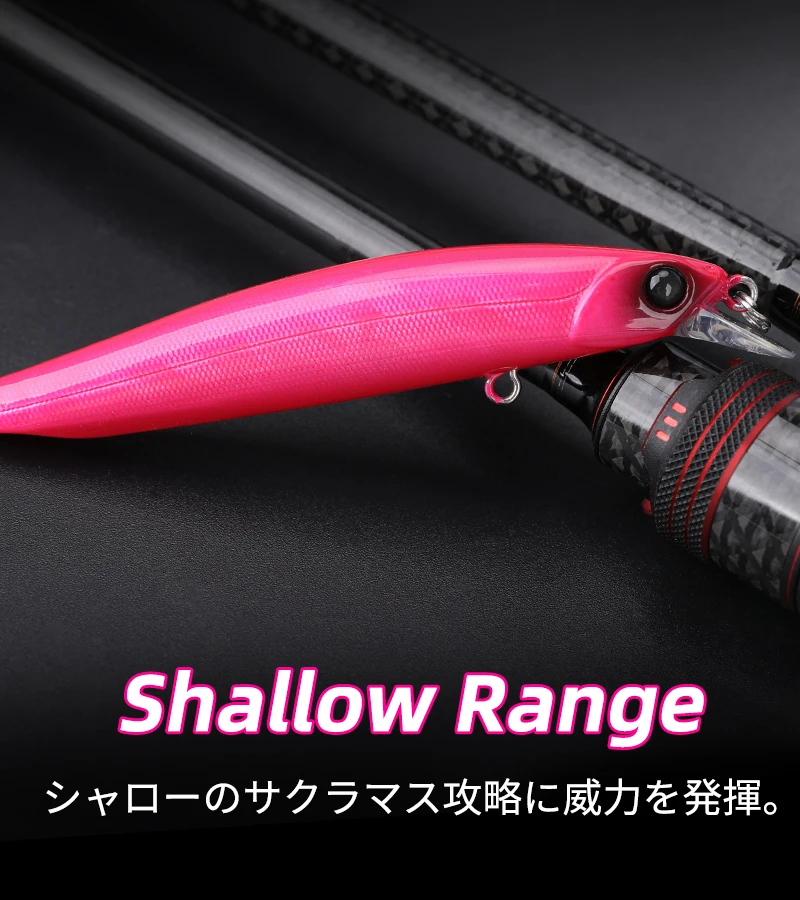 TSURINOYA 90SS pececillo de hundimiento lento 90mm 10,8g DW103 70-80cm corredor poco profundo Jerkbait Lucio lubina perca cebo señuelo de pesca - imagen 2