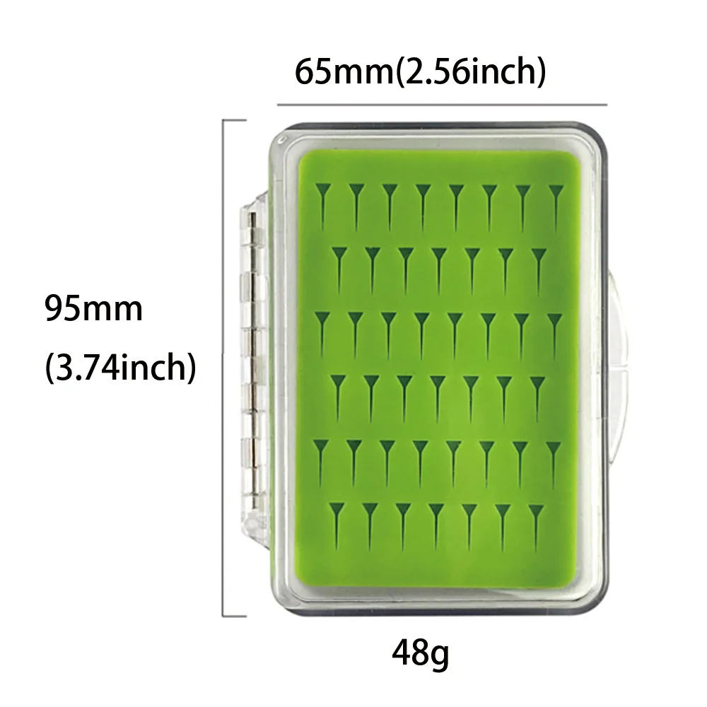Aventik-Mini Caja para moscas ABS transparente con inserto silicona - imagen 4