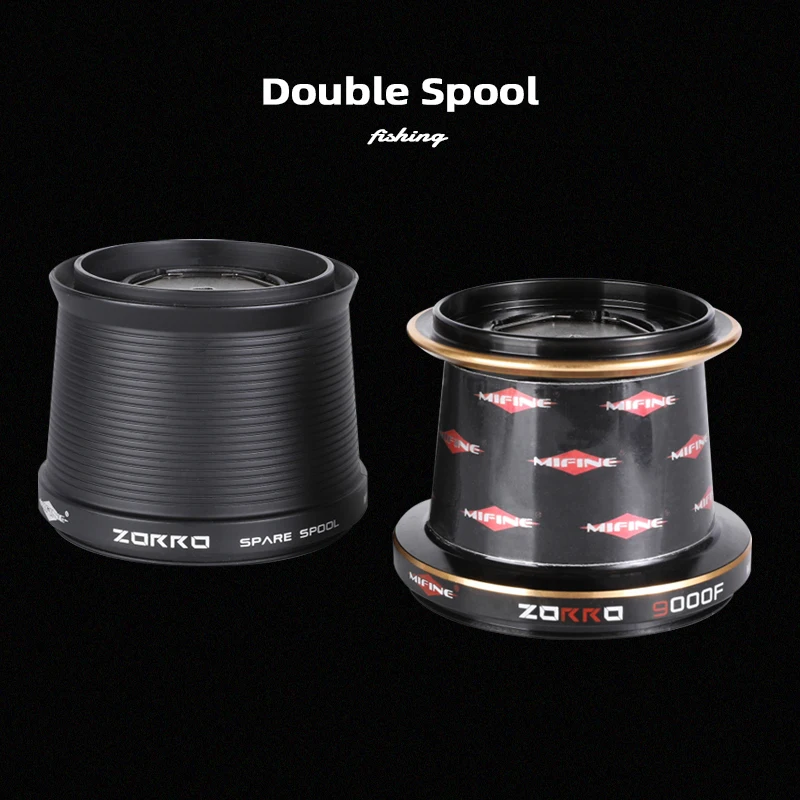 Carrete de pesca giratoria MIFINE ZORRO para carpa, carrete serie 8000-10000, carrete de agua salada, arrastre máximo de 18KG, rueda profesional de Metal 6 + 1BB - imagen 3