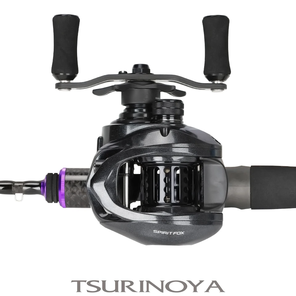 TSURINOYA Spirit Fox 50 Bait Finesse System Baitcasting Fishing Reel 7.3:1 Gear Ratio Carbon Fishing Coil For Light Game Trout - imagen 5
