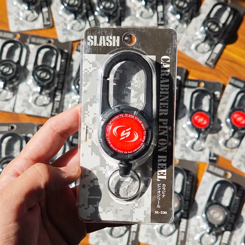 SLASH SL-230 mosquetón de carrete retráctil japonés pesado de 27,5 pulgadas herramientas de pesca al aire libre accesorios de pesca - imagen 5