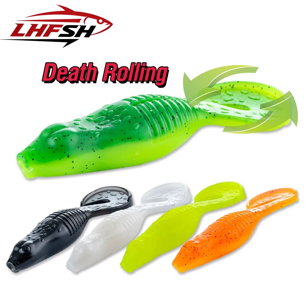 Swimbait STBT Rolling Death – Vinilo hundible para trucha y lubina - imagen 4