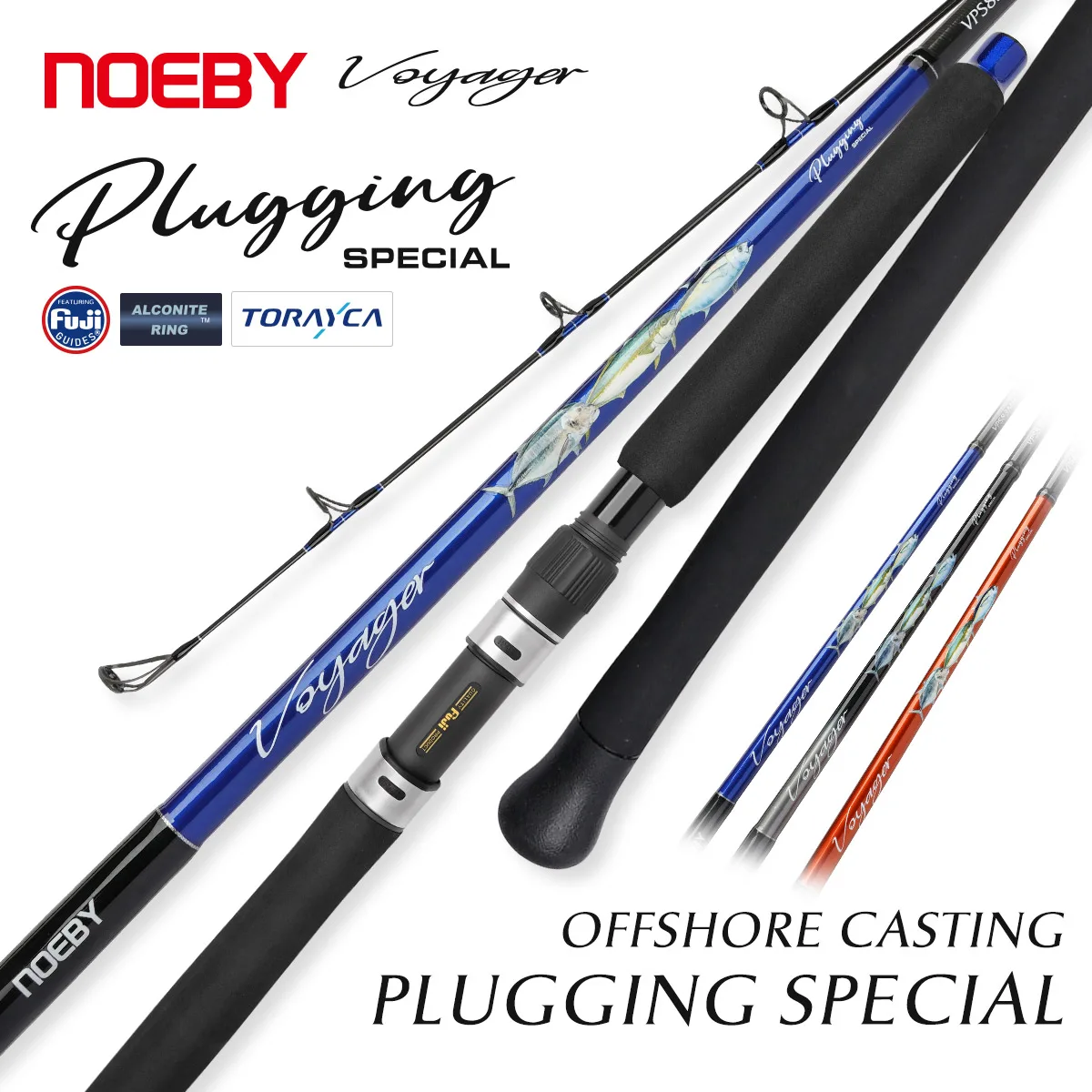 NOEBY Plugging Popping VOYAGER - Caña spinning alta mar para GT y atún - imagen 2