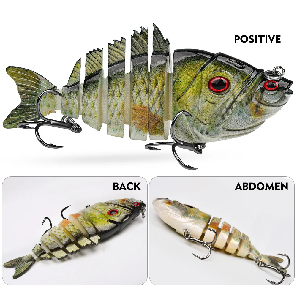 Señuelo duro multiatriculado LHFSH – Swimbaits hundimiento lento lubina - imagen 5