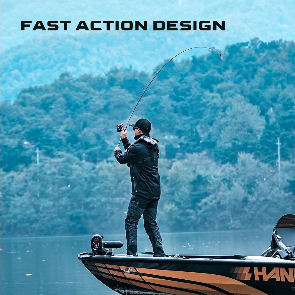 HANDING Miracle BFS caña de pescar 90g caña de pescar ligera 40T espacios en blanco de carbono cañas de fundición FUJI ® Una varilla de alta sensibilidad de guías - imagen 5