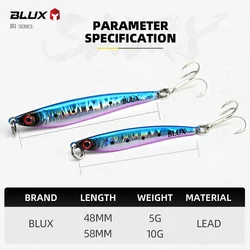 BLUX Mini SAURY Cuchara de Jigging – Señuelo para lubina y caballa