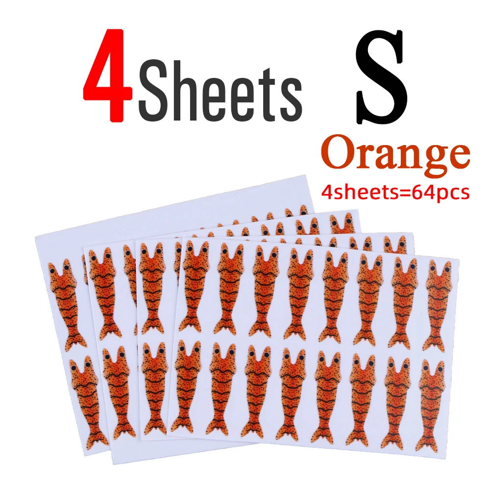 64pcs S  Orange
