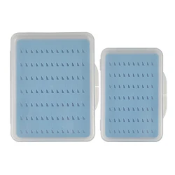 Caja para Moscas Aventik – Transparente con Espuma Azul