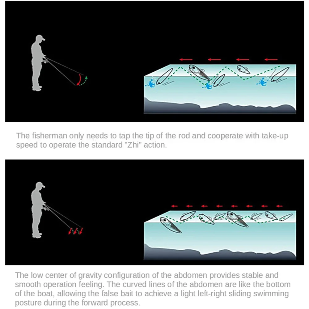 GOWAVE-señuelo de pesca de agua salada, cebo para pescar lubina, caballa, 90mm/105mm - imagen 5