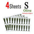 64pcs S  Olive