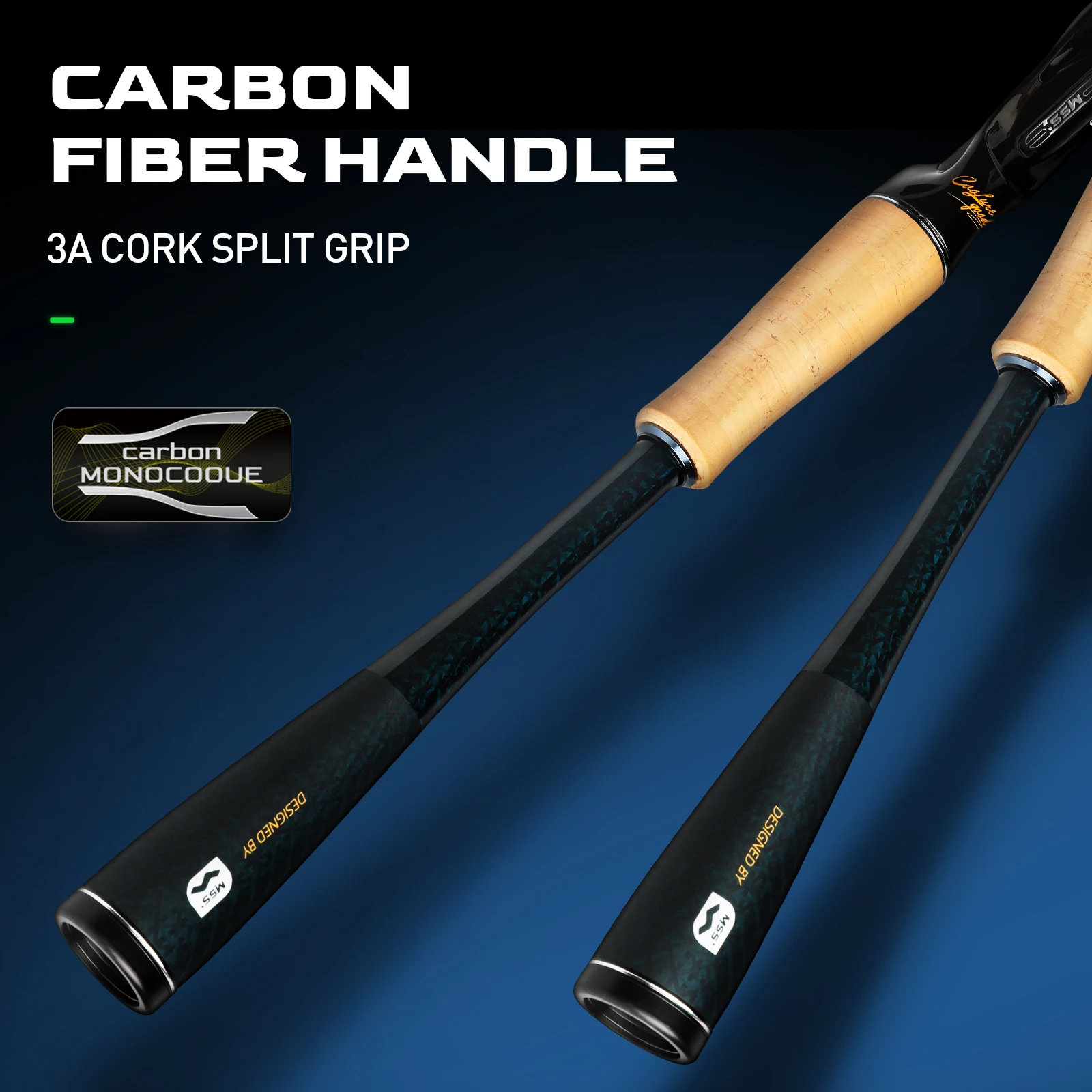 HANDING Star Sky X Caña de pescar giratoria Toray®Piezas en blanco de carbono FUJI, 40 toneladas®Anillos guía A, acción F, caña de fundición, señuelo, caña de pescar - imagen 4