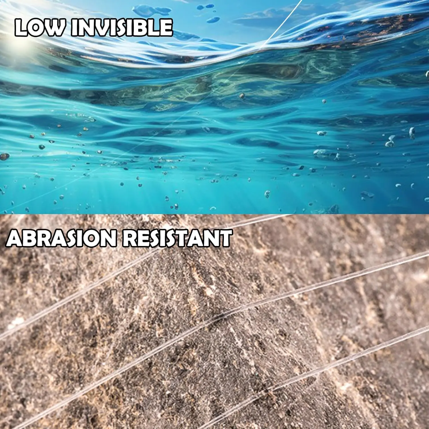 Aventik 9 pies 12 pies 15 pies bucle preatado línea líder de pesca con mosca cónica transparente hecha de nailon 6 piezas - imagen 5