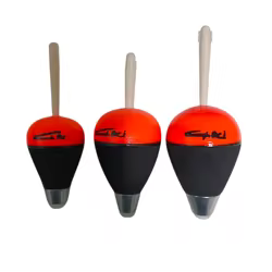 Lote 3 boyas Gaci P1- P2-P3 plomadas color naranja muy bien terminadas .Mar , Xargo, mar buena