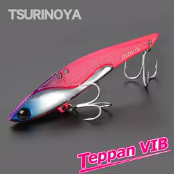 TSURINOYA fundición de larga distancia Metal VIB DW38C Winer hielo Jigging vibración Metal duro señuelo Wobblers Swimbait 105mm 35g