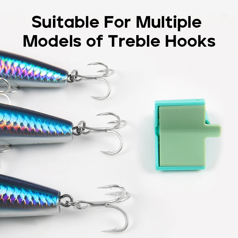 LETOYO 4-20 unids/bolsa cubierta de anzuelo triple protectores de anzuelos de pesca cubiertas de anzuelos triples gorros de anzuelo de pesca - imagen 4