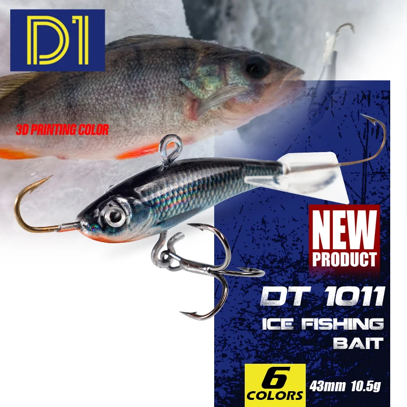 Señuelo hielo D1 Vib – Jigging hundido para lucio invierno