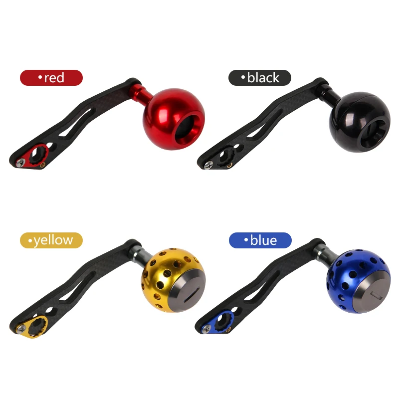 LETOYO-mango de carrete de fibra de carbono, perilla de carrete de baitcasting para daiwa kastking ryobi rapala PENN Abu Garcia, accesorios de carretes de pesca - imagen 3