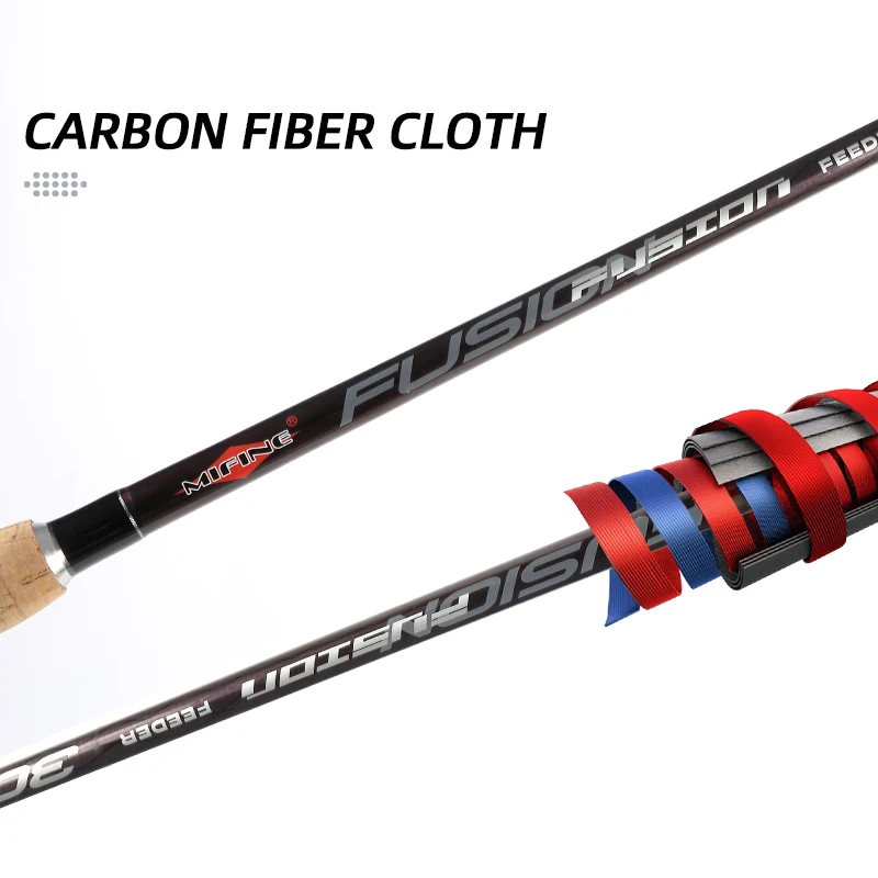 Caña alimentadora MIFINE FUSION 60-120G 2,7 M/3,0 M/3,3 M/3,6 M/3,9 M 3 puntas caña alimentadora cañas de pescar giratorias - imagen 5