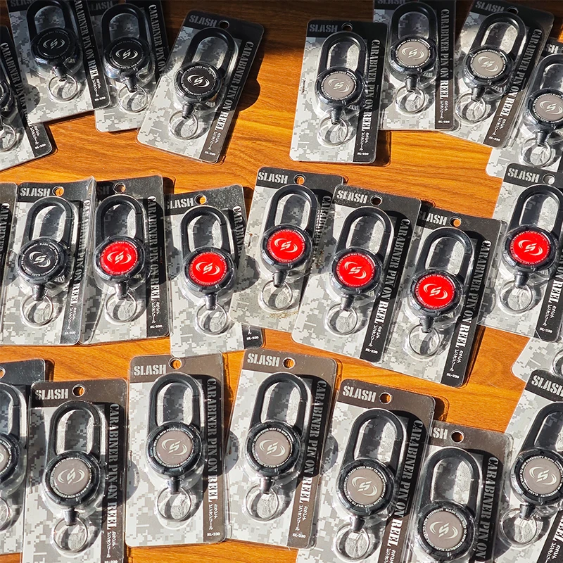 SLASH SL-230 mosquetón de carrete retráctil japonés pesado de 27,5 pulgadas herramientas de pesca al aire libre accesorios de pesca - imagen 2