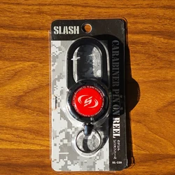 SLASH SL-230 mosquetón de carrete retráctil japonés pesado de 27,5 pulgadas herramientas de pesca al aire libre accesorios de pesca