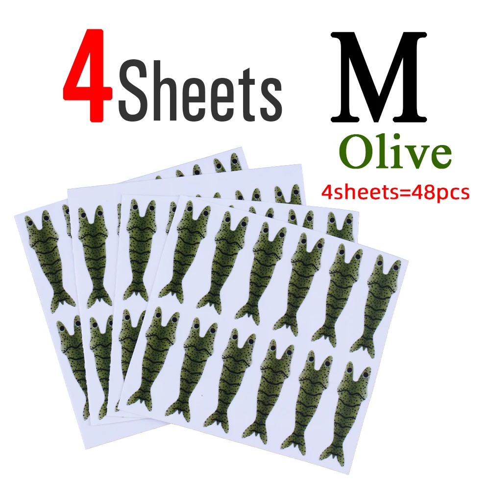 48pcs M Olive