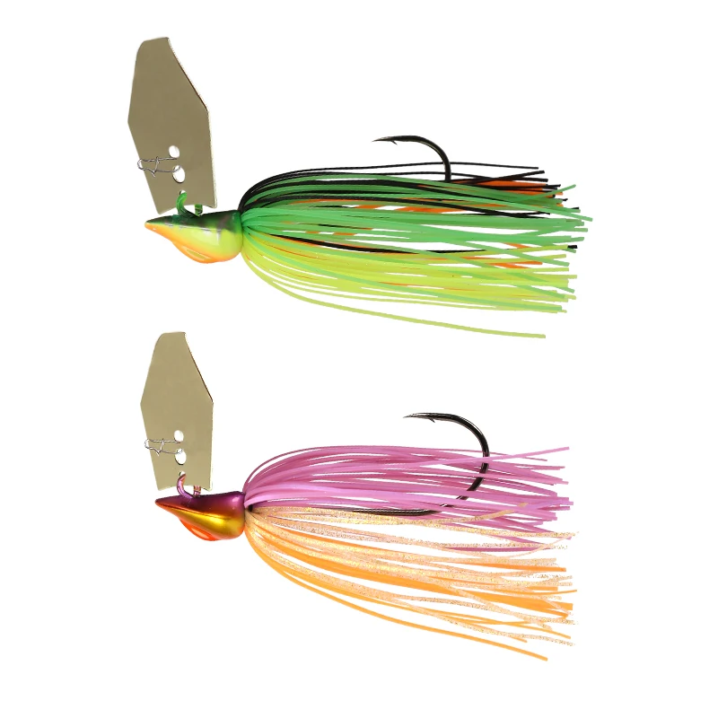 TSURINOYA Chatterbait-plantillas con cuchillas, 11g, 14g, plantillas vibratorias, señuelo de pesca, ganchos de aparejo de goma, juego de lubina, Buzzbaits, plantilla, aparejos de remolque - imagen 4