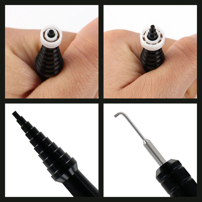 LETOYO-varilla de prueba de control de rodamiento de carrete de pesca, herramienta de extracción, extractor, herramientas de reparación antideslizantes, 2-10mm - imagen 3