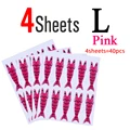 40pcs L Pink