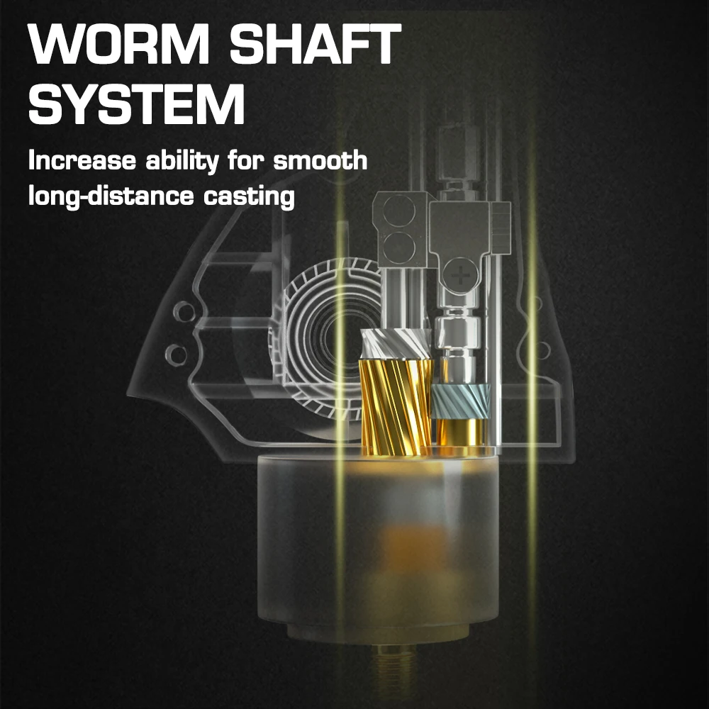 MIFINE-carrete de pesca sensible a la carpa, 12KG, arrastre máximo 8000-10000, carrete giratorio de larga distancia 4,4: 1 8 + 1BB, pesca de carpa - imagen 2
